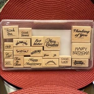 *Gently Used* Stampin Up 1992 Stamp Set